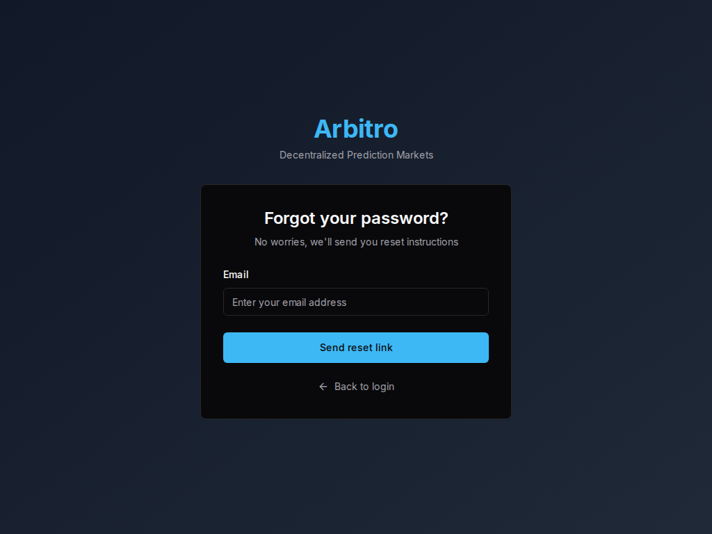 Forgot Password desktop preview